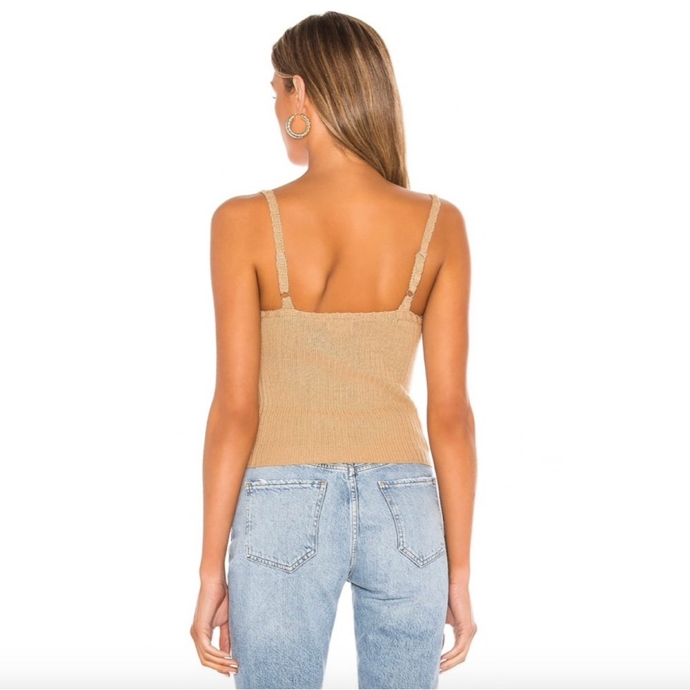 Song of Style Iris knit tank in camel - Picture 3 of 5